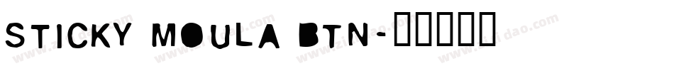 Sticky Moula BTN字体转换